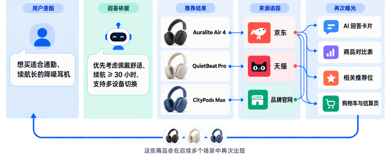 完整推荐链路图谱